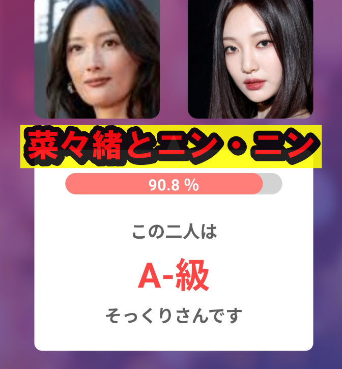 菜々緒とニン・ニン