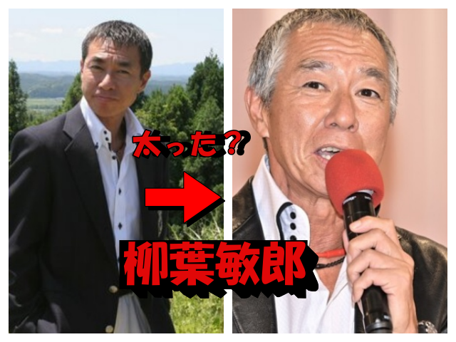 柳葉敏郎の太ったという噂について画像比較