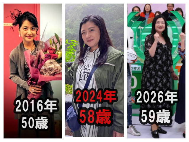 伊藤かずえさんの全身のシルエット比較画像