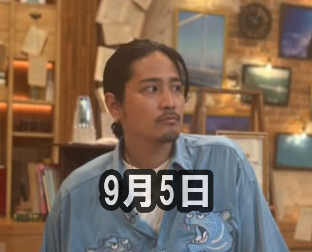 2026年9月5日にInstagramへ投稿された桐山照史さんの長髪
