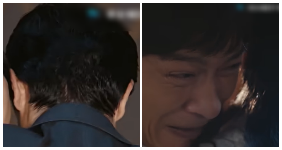 堺雅人さんの襟足画像（左）
